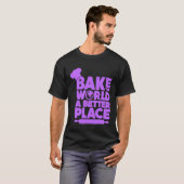 Klassisches Backen T Shirt Rolling Button Koch Hat (Vorne ganz)