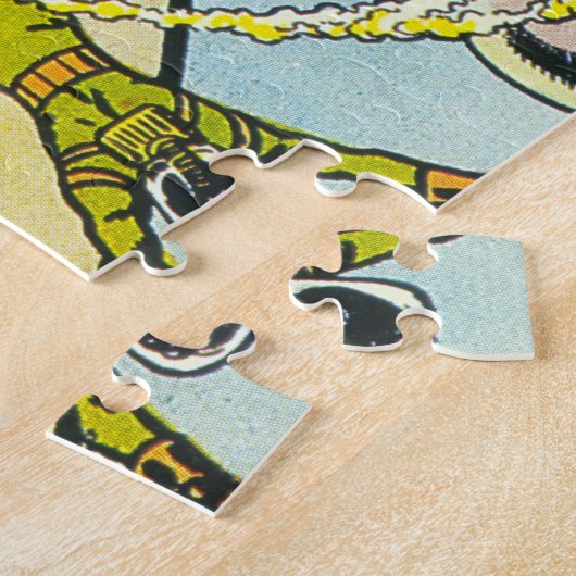 Klassisches "Badass Ladys in Space" Jigsaw Puzzle (Seite)