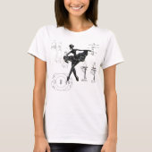Klassisches Ballett-T-Shirt T-Shirt (Vorderseite)