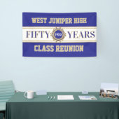 Klassisches Banner zur 50. Jubiläumsfeier (Messeveranstaltung)