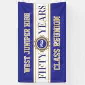 Klassisches Banner zur 50. Jubiläumsfeier (Vertikal)