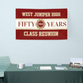 Klassisches Banner zur 50. Jubiläumsfeier (Messeveranstaltung)