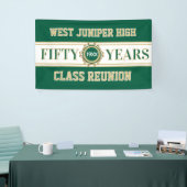 Klassisches Banner zur 50. Jubiläumsfeier (Messeveranstaltung)