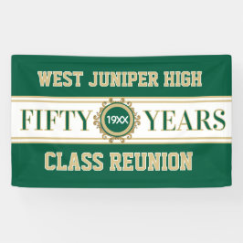 Klassisches Banner zur 50. Jubiläumsfeier