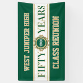 Klassisches Banner zur 50. Jubiläumsfeier (Vertikal)