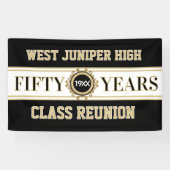Klassisches Banner zur 50. Jubiläumsfeier (Horizontal)