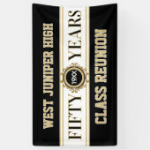 Klassisches Banner zur 50. Jubiläumsfeier (Vertikal)