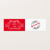 Klassisches Bar & Grill-Logo, Pub/Brauerei, im Det Visitenkarten (Außenseite Aufgefaltet)