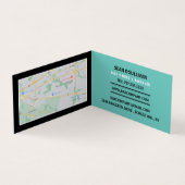 Klassisches Bar & Grill-Logo, Pub/Brauerei, im Det Visitenkarten (Innenseite)