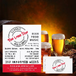 Klassisches Bar & Grill-Logo, Werbung in Pub/Braue Flyer<br><div class="desc">Klassisches Bar & Grill Logo,  Pub/Brauerei-Werbe-Flyer vom Business Card Store.</div>