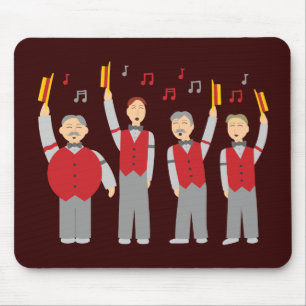 Klassisches Barbershop-Quartett Mousepad