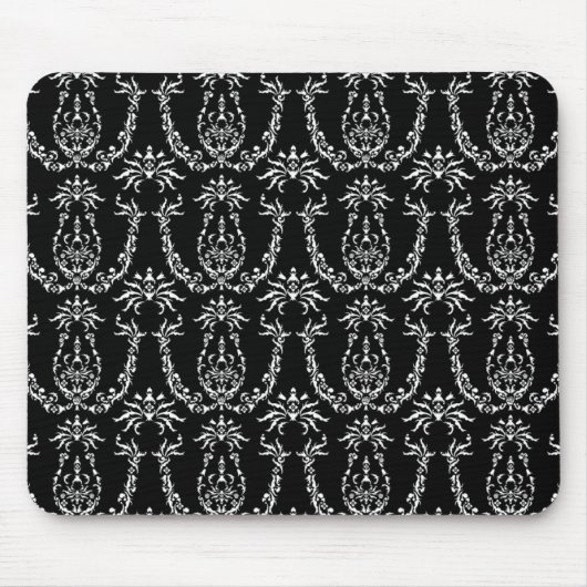 Klassisches barockes Mousemat im Schwarzen Mousepad (Vorne)