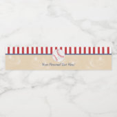 Klassisches Baseball Baby Dusche Wasserflasche Eti Wasserflaschenetikett (Einzelnes Label)