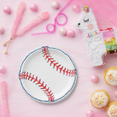 Klassisches Baseball-Design, lustige Baseball-Part Pappteller (Party)