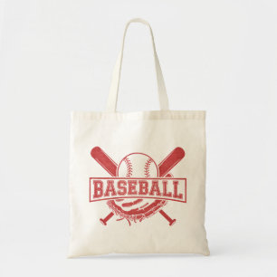 Klassisches Baseball-Emblem Tragetasche