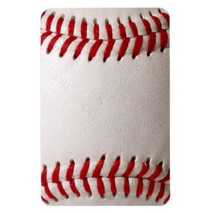 Klassisches Baseball- und Softball-Rotsticken Magnet