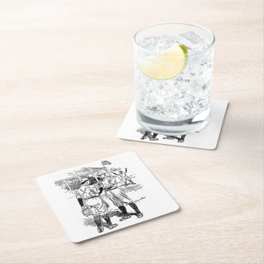 Klassisches Baseball-Untersetzer-Set Rechteckiger Pappuntersetzer (Vor Ort)