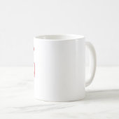 Klassisches BaseballEmblem Kaffeetasse (VorderseiteRechts)