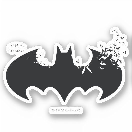 Klassisches Batman-Logo Aufkleber (Vorderseite)