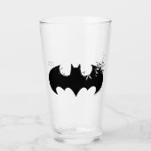 Klassisches Batman-Logo Glas (Vorderseite)