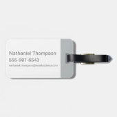 Klassisches Batman-Logo in Fledermäuse Gepäckanhänger (Rückseite horizontal)