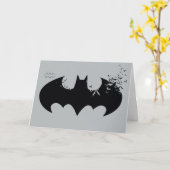 Klassisches Batman-Logo Karte (Gelbe Blume)