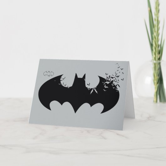 Klassisches Batman-Logo Karte (Vorderseite)