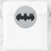 Klassisches Batman-Logo Runder Aufkleber (Tasche)