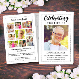 Klassisches Beerdigungsprogramm für Männer