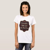 Klassisches benutzerdefiniertes Retro-Label T-Shirt (Vorne ganz)