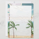 Klassisches Bermuda-Urlaubsplakat. (Rückseite)