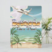 Klassisches Bermuda-Urlaubsplakat. (Stehend Vorderseite)