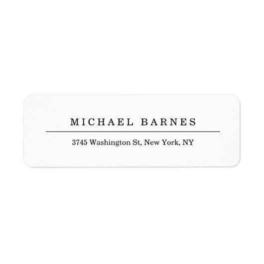 Klassisches Berufliches Minimalistisches Schlichte (Vorne)