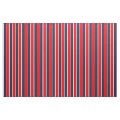 Klassisches Big Bold Blue White Stripes Muster Stoff (Yard (91,4 cm))