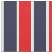 Klassisches Big Bold Blue White Stripes Muster Stoff (Nahaufnahme)