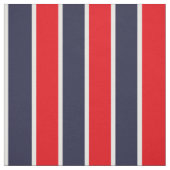 Klassisches Big Bold Blue White Stripes Muster Stoff (Muster)