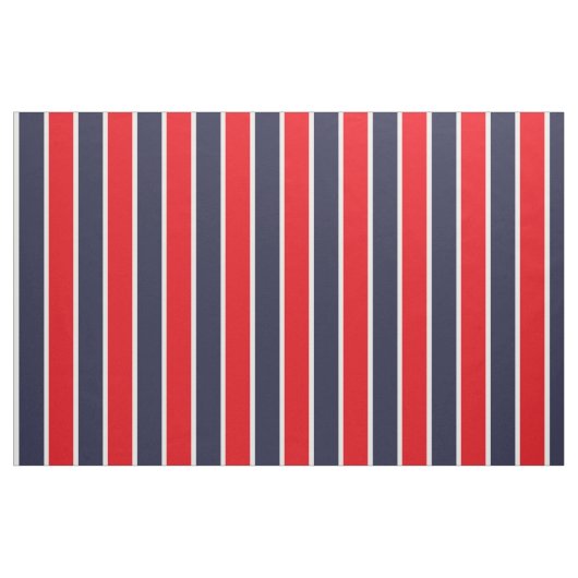 Klassisches Big Bold Blue White Stripes Muster Stoff (Fat Quarter (45,7 x 55,9 cm))