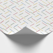 Klassisches Birthday Candles Wrapping Paper Geschenkpapier (Ecke)