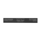 Klassisches Black Body Butter Jar Label 1" x 7,25" (Person)