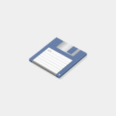 Klassisches Blau 3,5" Diskette-Post-Itanmerkungen Post-it Klebezettel (angewinkelt)