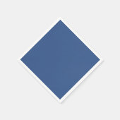 Klassisches Blau Einfarbig Serviette (Ecke)