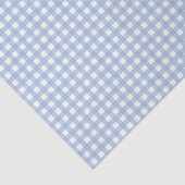 Klassisches Blau Gingham Karo  Seidenpapier (Ausschnitt)
