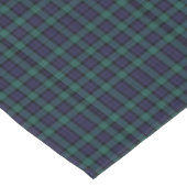 Klassisches Blau Grün Schottenmuster Tischdecke (Schrägansicht)