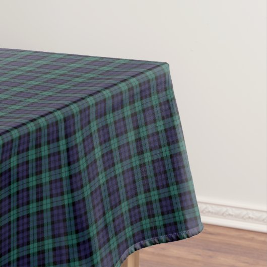 Klassisches Blau Grün Schottenmuster Tischdecke (Beispiel)