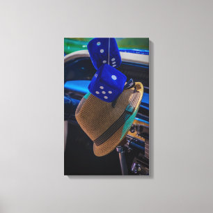 Klassisches Blau Leinwanddruck