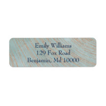 Klassisches Blau und Kupfer