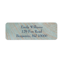 Klassisches Blau und Kupfer