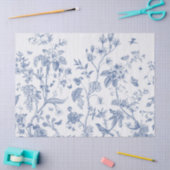 Klassisches Blau und Weiß Chinoiserie Seidenpapier (Basteln)