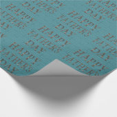 Klassisches Blau verschalt der Geschenkpapier (Ecke)