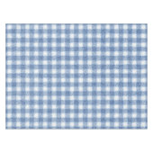 Klassisches Blau-Weiß-Gingham-Karo Tischdecke (Vorderseite (Horizontal))